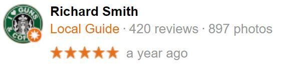 Richard Smith, Local Guide, 420 reviews, 897 photos. 5-star review from a year ago.