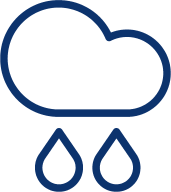 cloud and drops icon