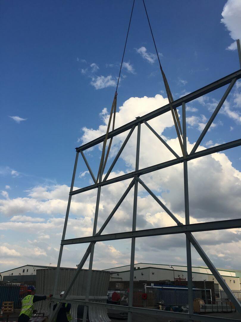 cooling tower - installing component 2