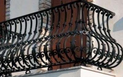 Ringhiera in ferro battuto