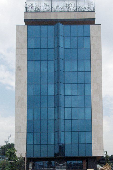 Palazzo con vetri