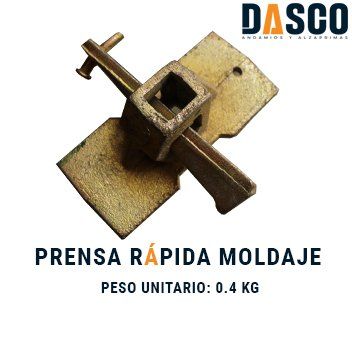 Prensa rápida de moldaje