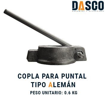 Copla para alzaprima tipo alemán