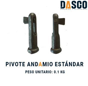 Pasador o pivote para andamio tipo estándar