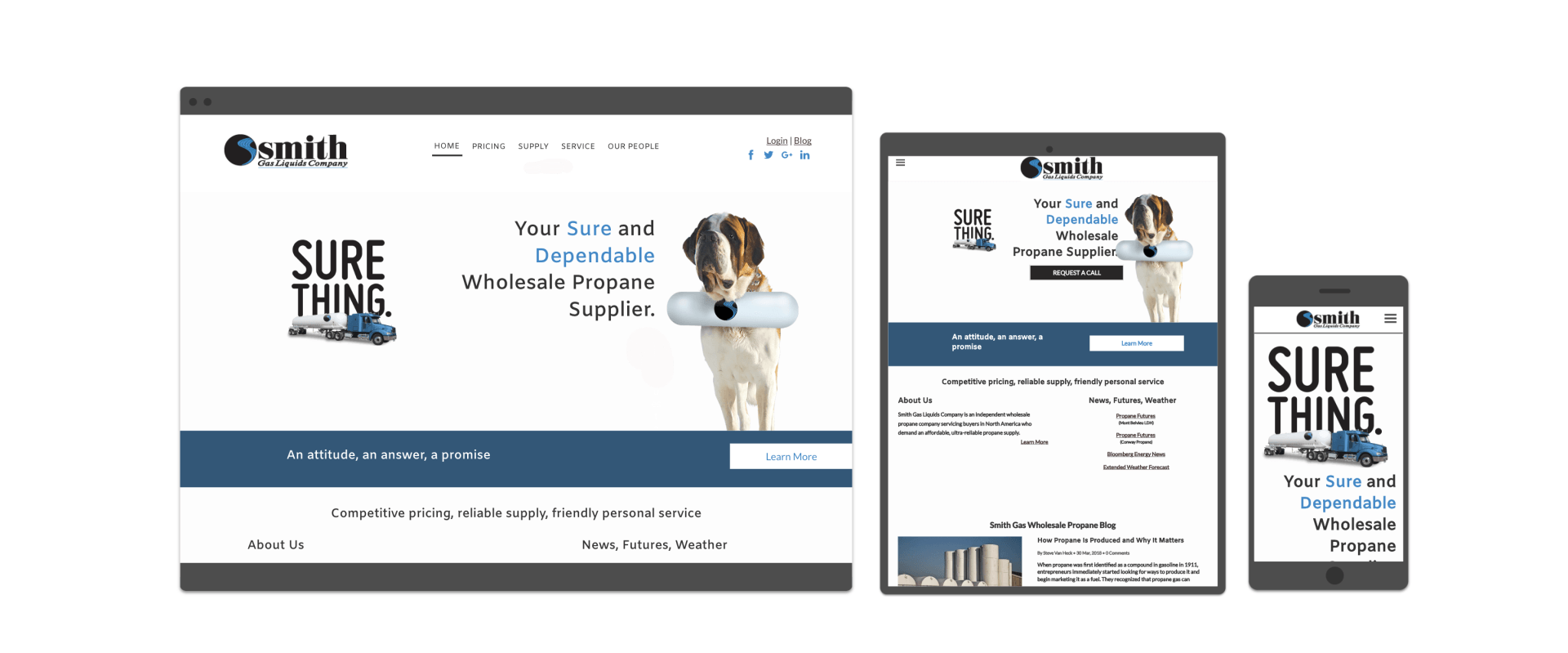 Business Service Website Design
