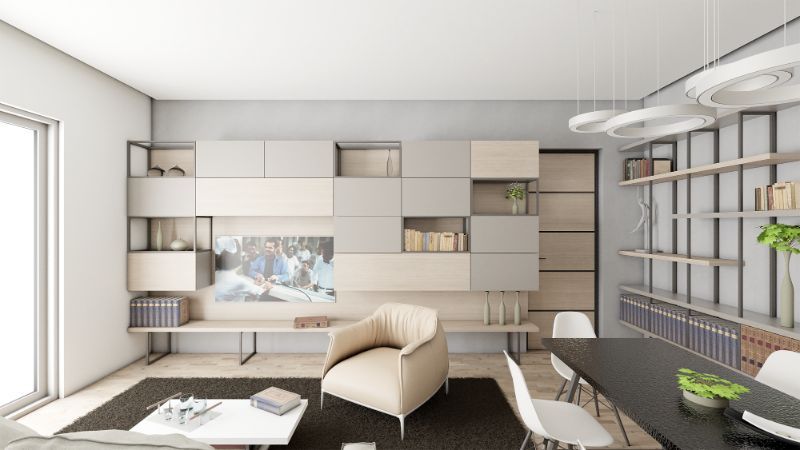 rendering interni soggirono appartamento di pregio