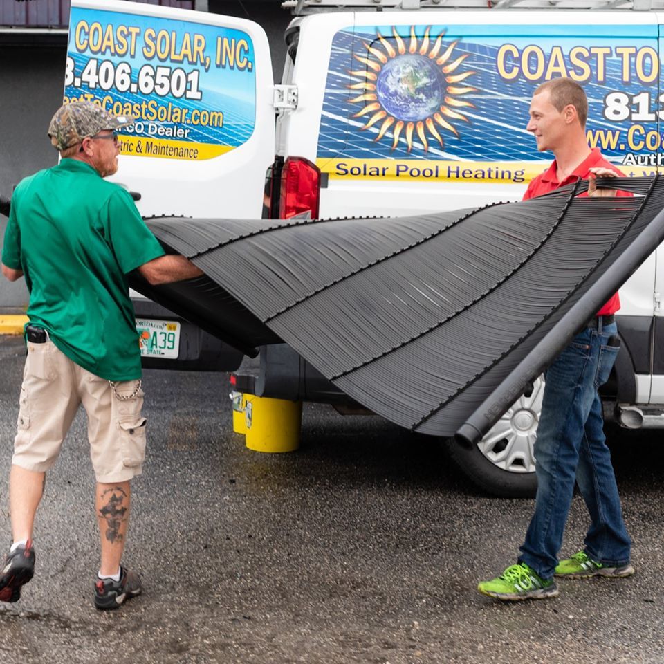 Solar Pool Heater Installation — Lutz, FL — Coast to Coast Solar Inc.