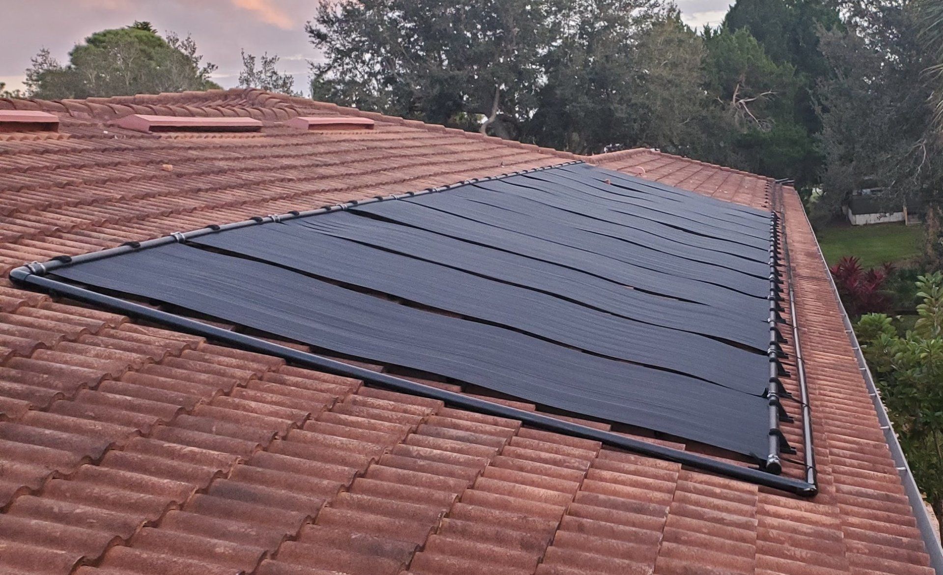 Newly Installed Solar Pool Heater — Lutz, FL — Coast to Coast Solar Inc.