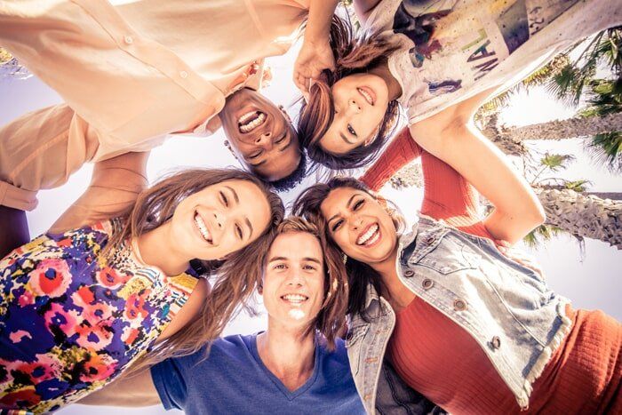Teens with Nice Smiles - Dental Care Teens with Nice Smiles - Dental Care