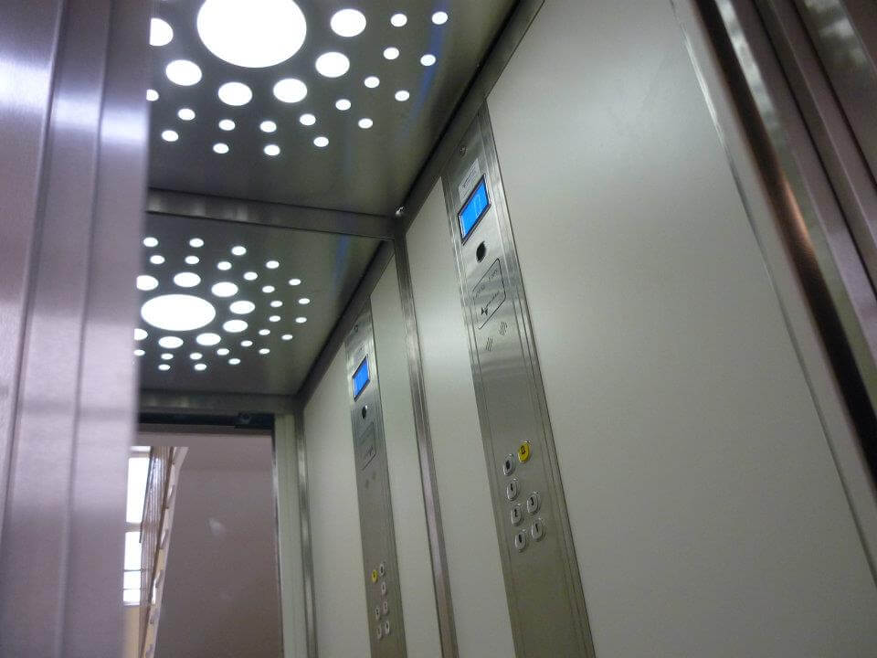 Cabina di un montacarichi
