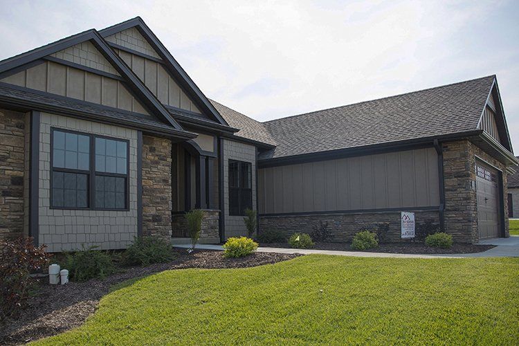 Beautiful Yard & Home Designed by Hansman Custom Homes in Mid-MO