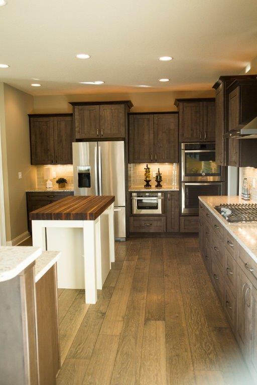 Spacious Kitchen by Hansman Custom Homes in Mid-Missouri With Many Counters