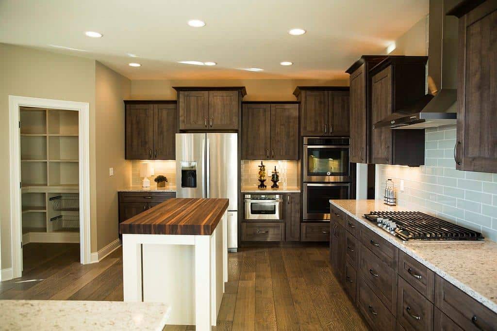 Kitchen & Walk-in Pantry by Hansman Custom Homes in Mid-Missouri
