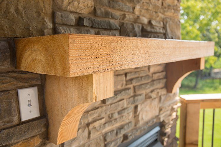 Closeup of a Wall Shelf by Hansman Custom Homes in Mid-MO