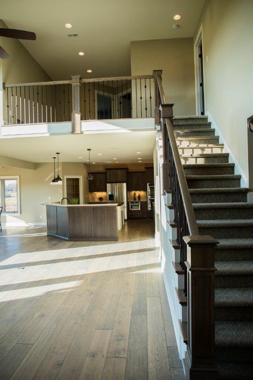 Stairway Leading to Room by Hansman Custom Homes in Mid-Missouri