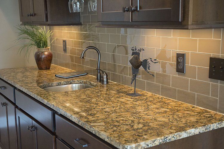 Wet Bar & Sink Custom Made by Hansman Custom Homes in Mid-MO