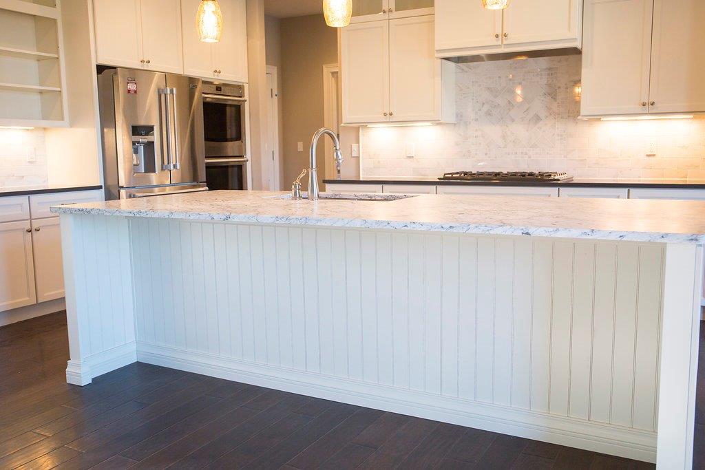 Long, Spacious Kitchen Island by Hansman Custom Homes in Mid-Missouri