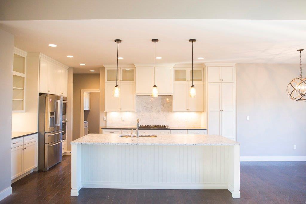 Cozy All White Kitchen by Hansman Custom Homes in Mid-Missouri