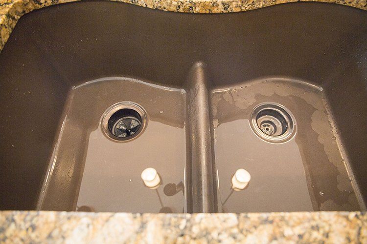 Inside of New Sink by Hansman Custom Homes in Mid-Missouri
