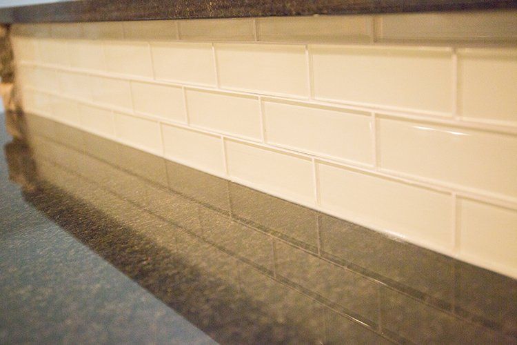 Wet Bar Backsplash Installed by Hansman Custom Homes in Mid-MO