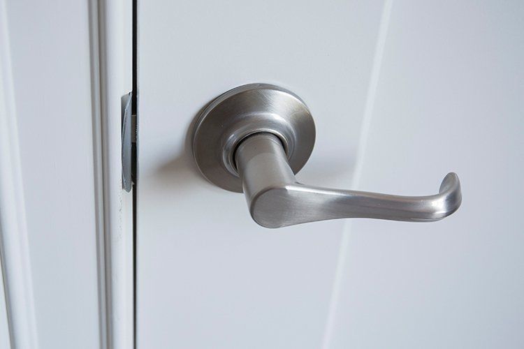 Closeup of Door Handle by Hansman Custom Homes in Mid-MO