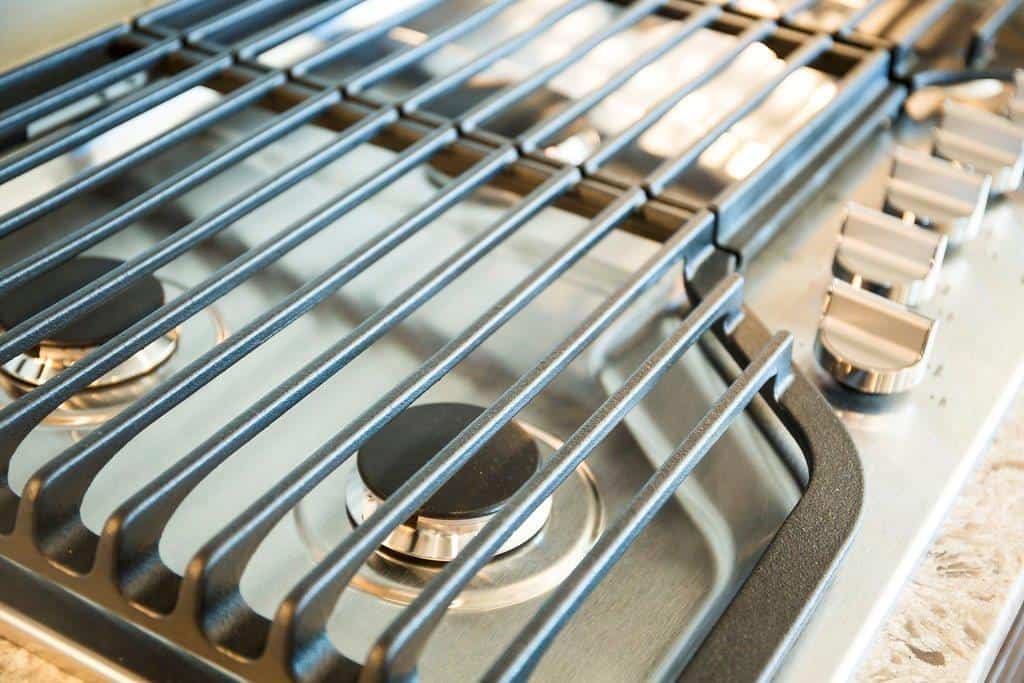 Closeup of a Stovetop by Hansman Custom Homes in Mid-MO