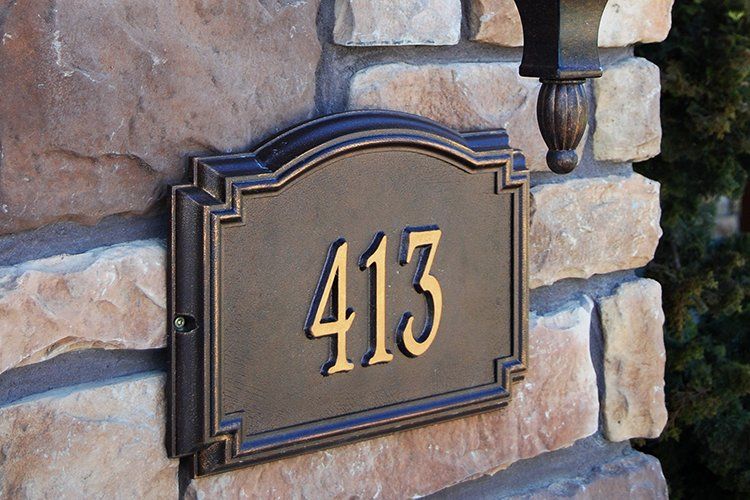 Detailed Outdoor Plaque Labelled 