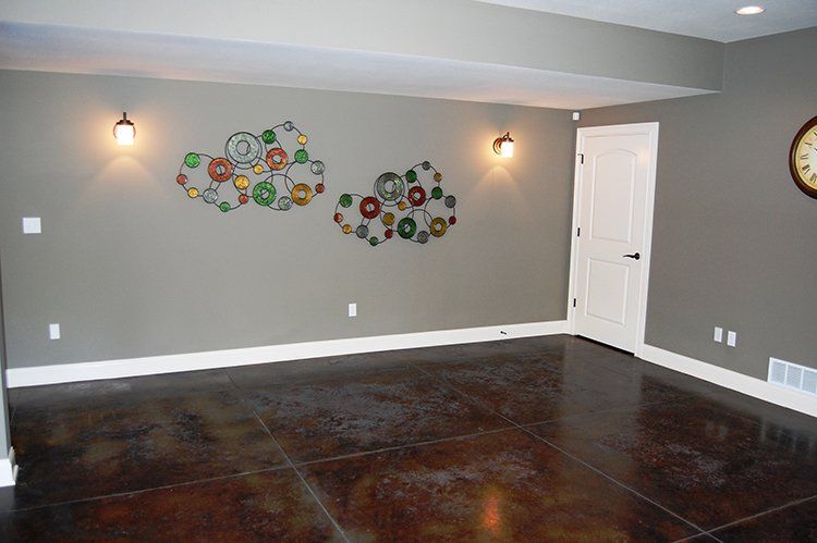 Fun Spacious Living Area by Hansman Custom Homes in Mid-MO