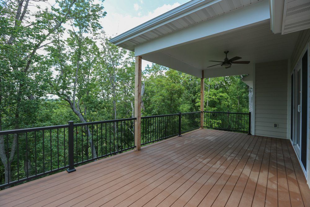 Outdoor Patio Designed by Hansman Custom Homes in Mid-MO