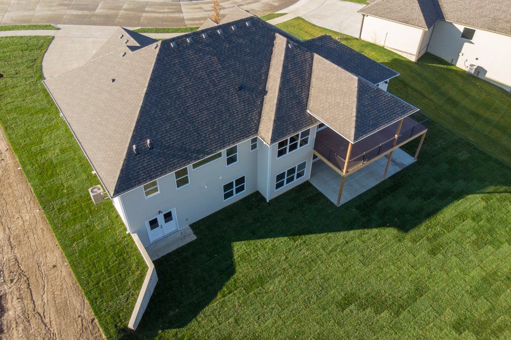 Big Custom Home & Backyard from Hansman Custom Homes