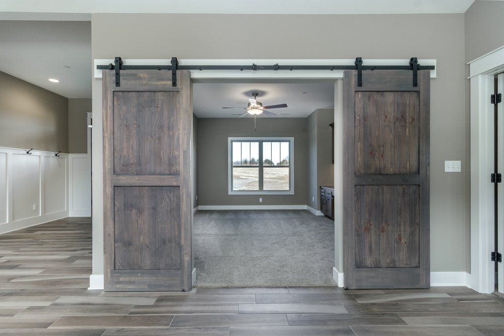 Wooden Sliding Doors by Hansman Custom Homes in Mid-MO