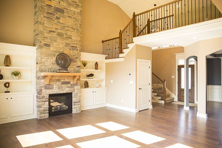 Sun Pouring Into Living Room by Hansman Custom Homes in Mid-Missouri
