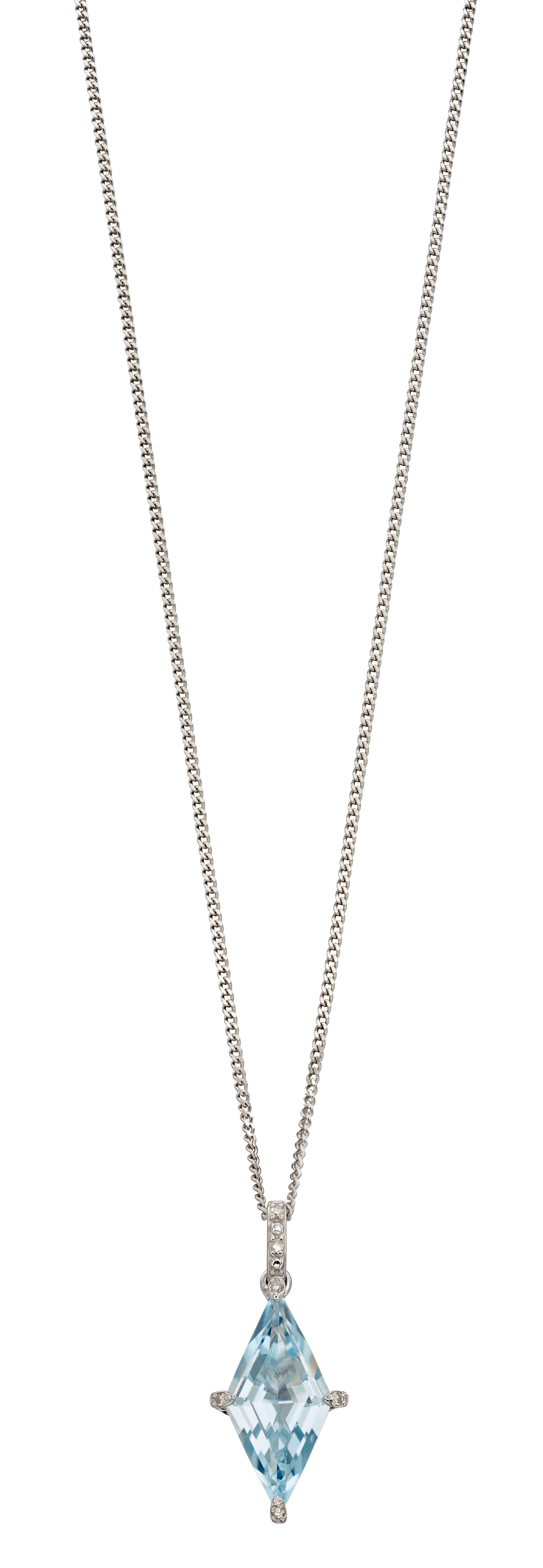 blue topaz necklace