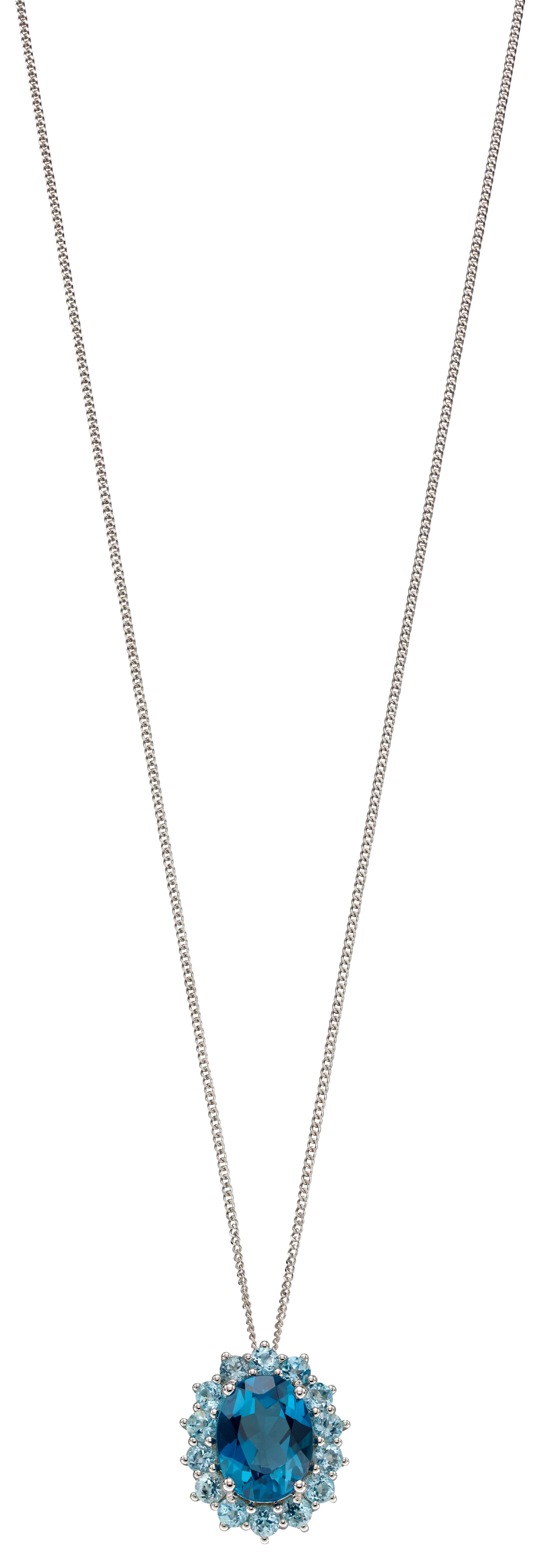 blue topaz necklace