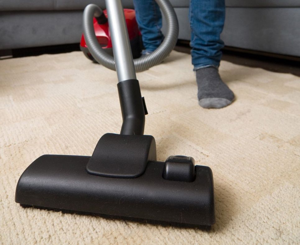 Vacuum Cleaning The Carpet — Carpet Cleaning in Coffs Harbour Vacuum Cleaning The Carpet — Carpet Cleaning in Coffs Harbour