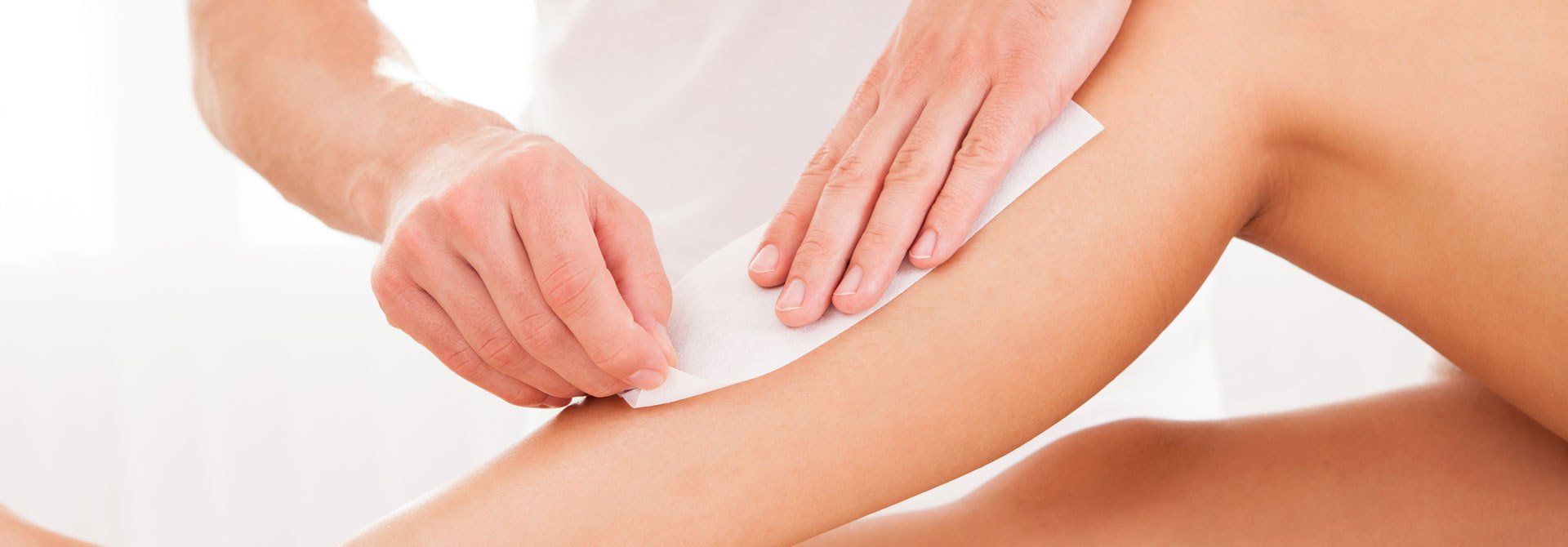 leg waxing