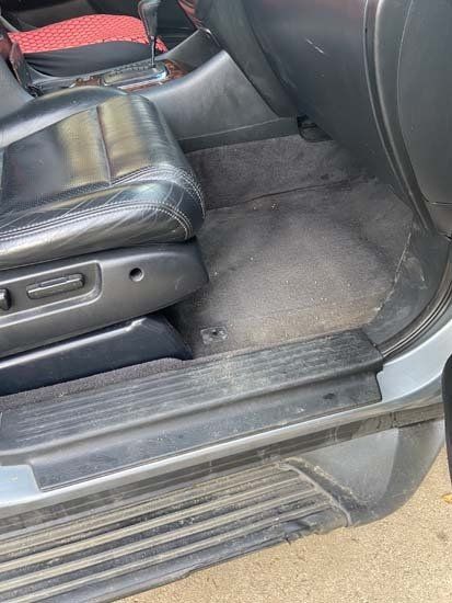 dirty car seat