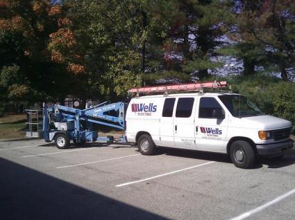 Wells Electric White Van — Vineland, NJ — Wells Electric
