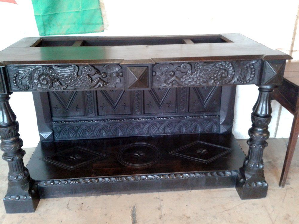 Jacobean style piece found in a barn.
