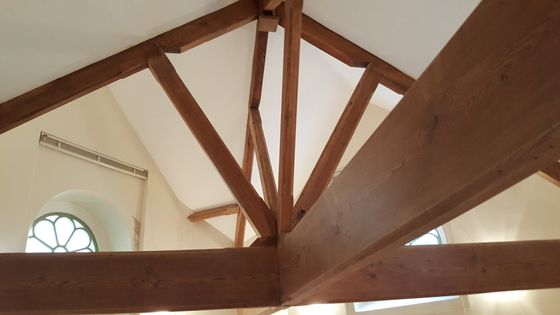 woodwork on ceiling