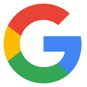 Google logo: a colorful G in red, yellow, green, and blue.
