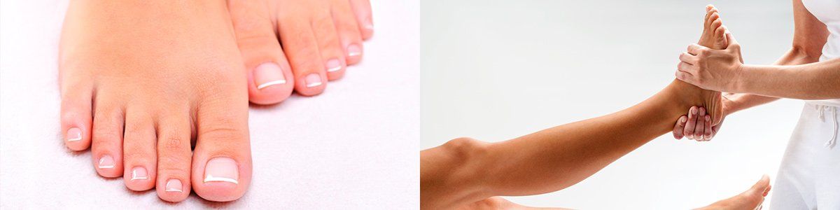 adelaide podiatry massaging female foot