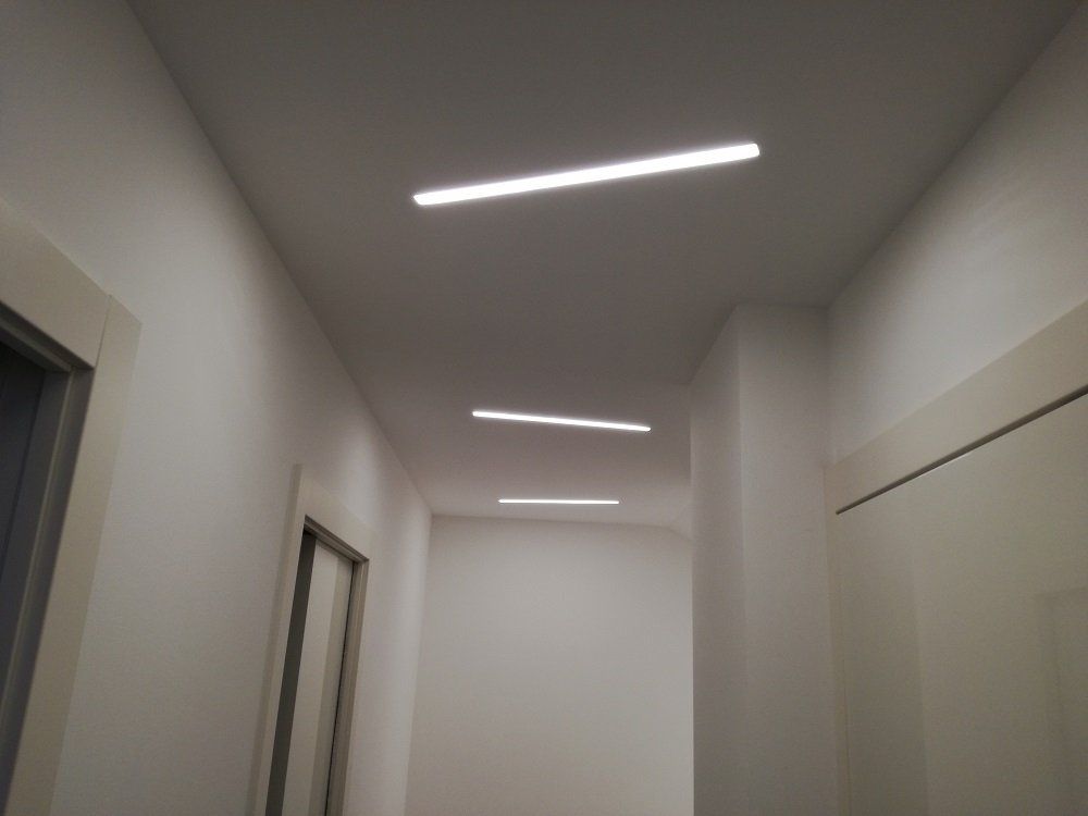 Impianto di illuminotecnica in interni