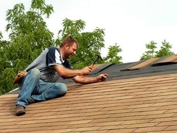 Nailing shingles Nailing shingles