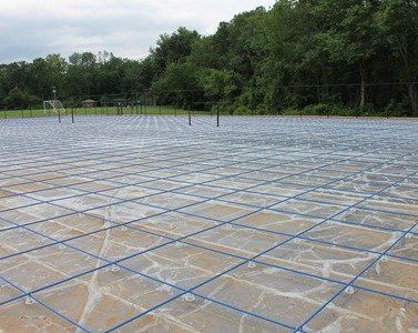 Court Under Construction | Tennis Court Resurfacing | R.S.Site & Sports