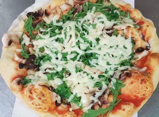 Pizza con la rucola