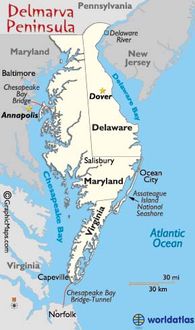 Electric Service Installations — Map of Demarva Peninsula in Rhodesdale, MD Electric Service Installations — Map of Demarva Peninsula in Rhodesdale, MD