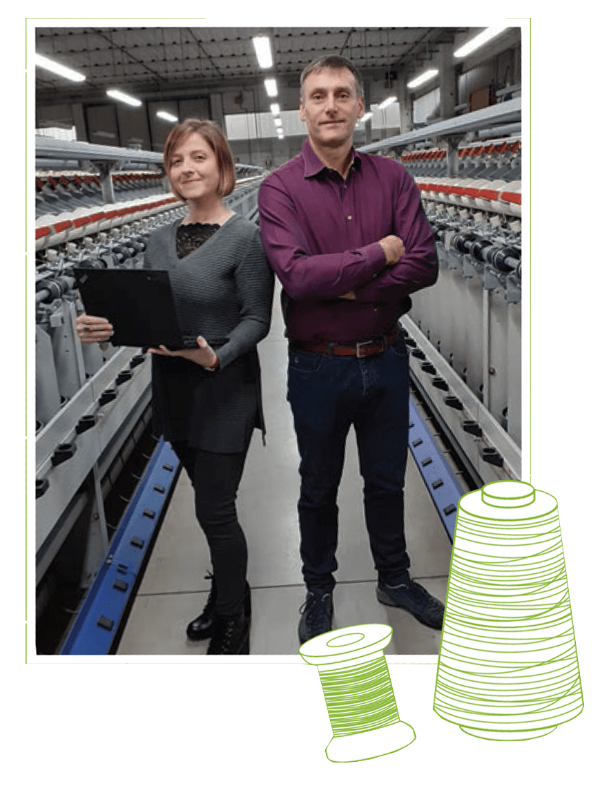 owners of the textile manufacturing company for third parties