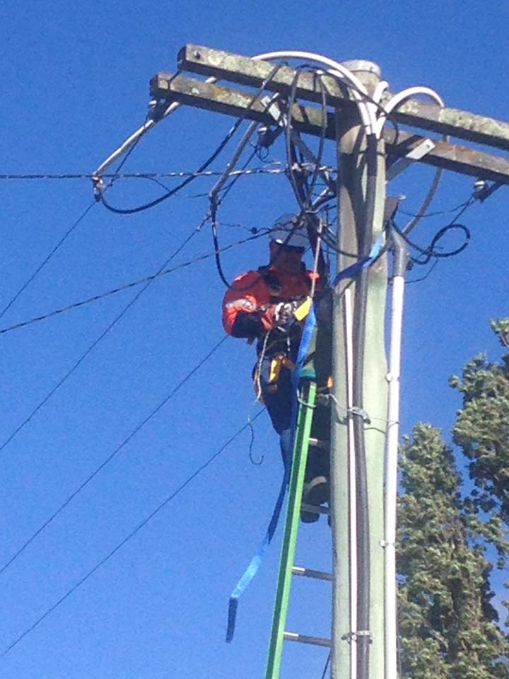 Electrician working — ASP Electrical Orange in Emu Swamp, NSW Electrician working — ASP Electrical Orange in Emu Swamp, NSW