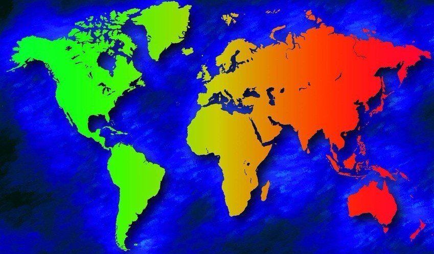 Map of the world